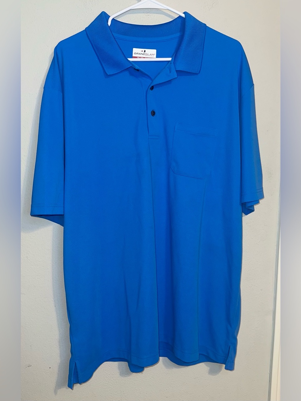 Grand Slam Blue Short Sleeve Polo Shirt